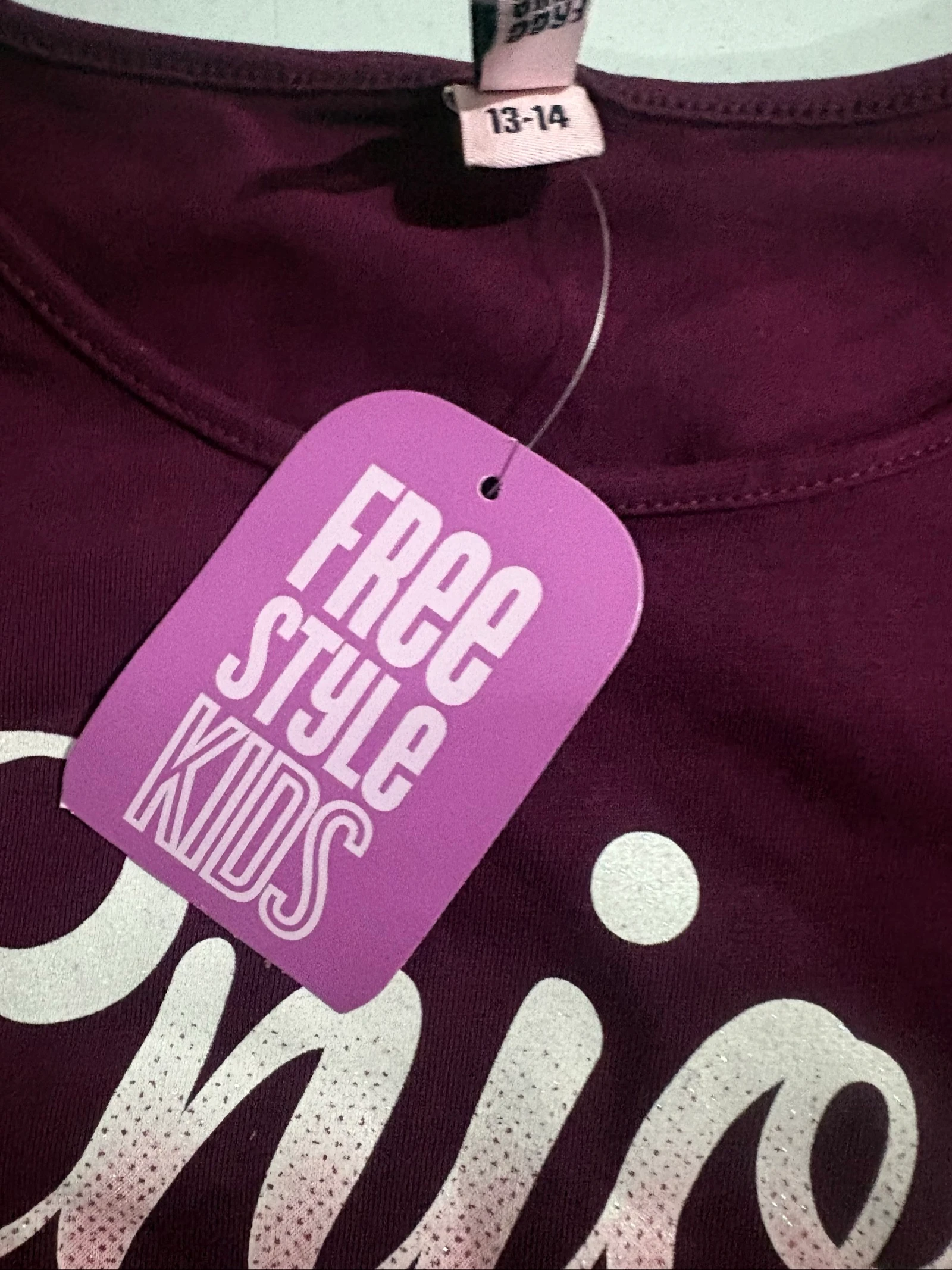Camiseta manga larga bordô Free Style El Corte Ingles 13-14 / XS – photo 3